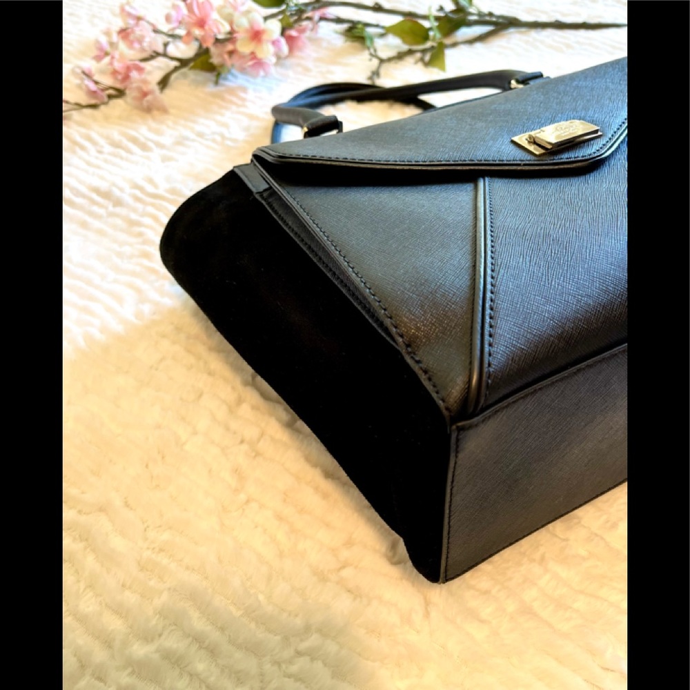 LIKE NEW!!! Kate Spade ♠️ Johanna Wesley Place Suede Satchel - Picture 2 of 9